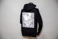 DOPEBASTA×NARUKIYA パーカー ブラック×ホワイトロゴ