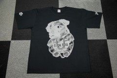 DOPEBASTA×NARUKIYA Tシャツ ブラック×グレーロゴ